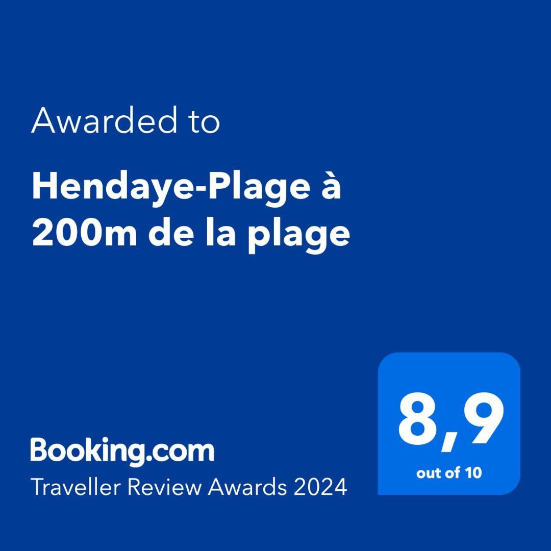 Hendaye-Plage A 200M De La Plageアパートメント エクステリア 写真