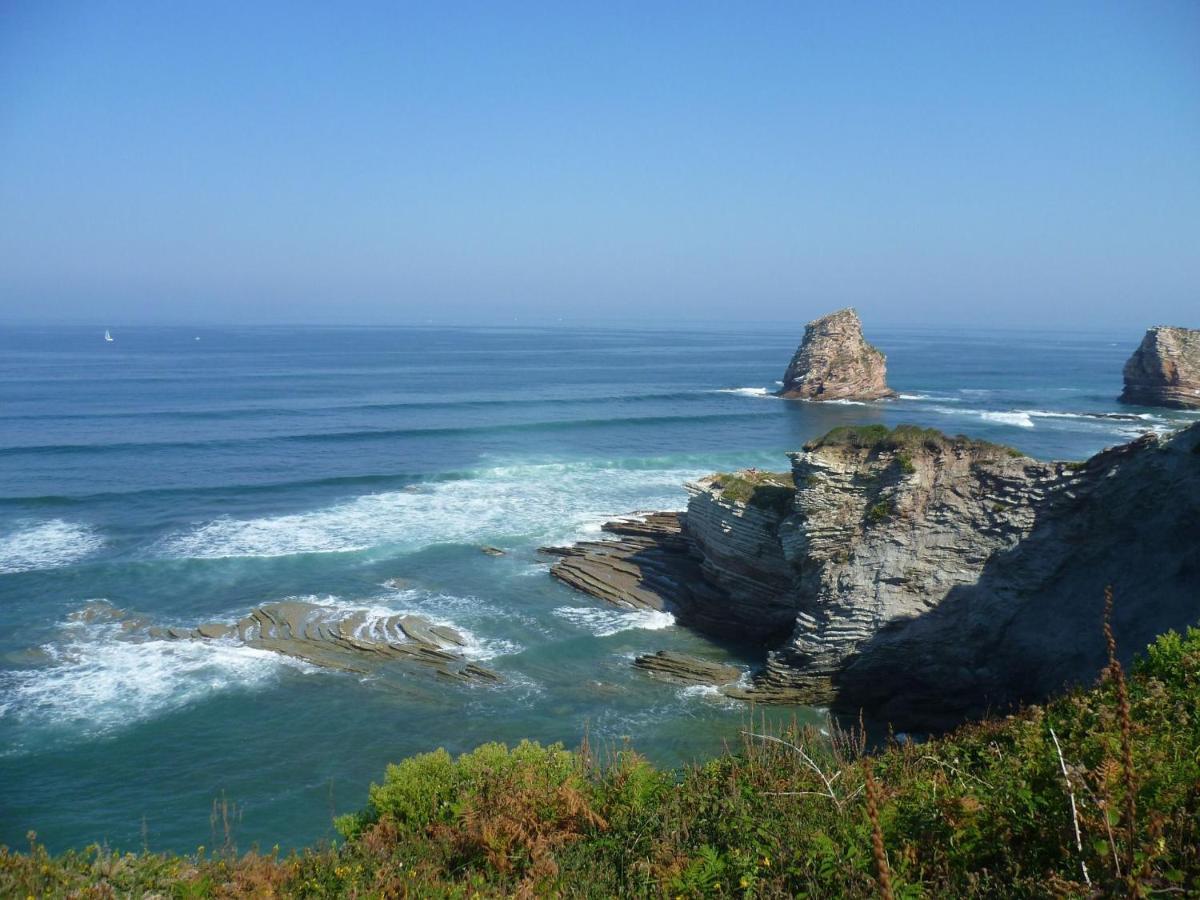 Hendaye-Plage A 200M De La Plageアパートメント エクステリア 写真